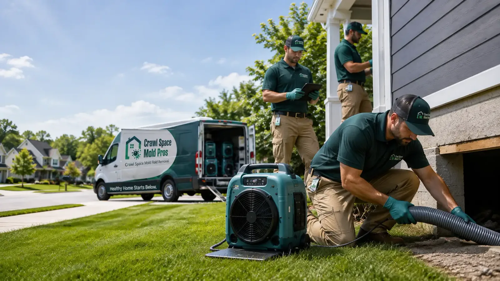Crawl Space Mold Removal in Warba, MN